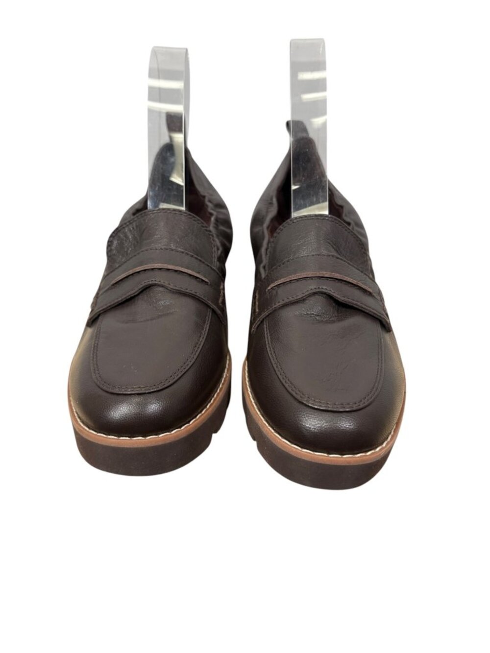 NEW Vionic Cynthia II Leather Loafer in Chocolate Size 6.5 - Picture 6 of 10